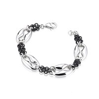 Bracciale Marcello Pane Donna Rubber in Argento BRAR079 - BRAR079